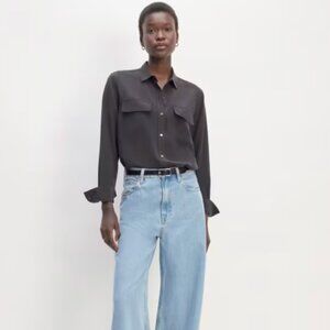 Everlane washable silk blouse - size 2